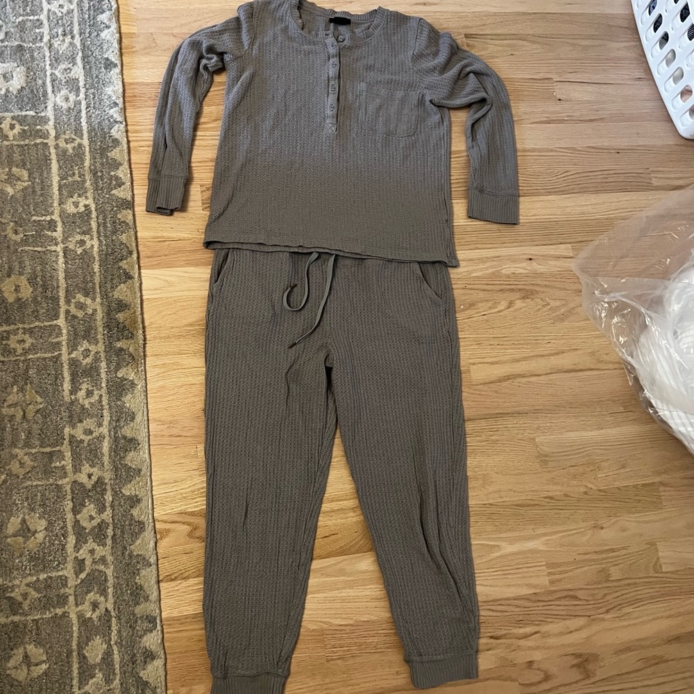 Jcrew warm pajamas size medium